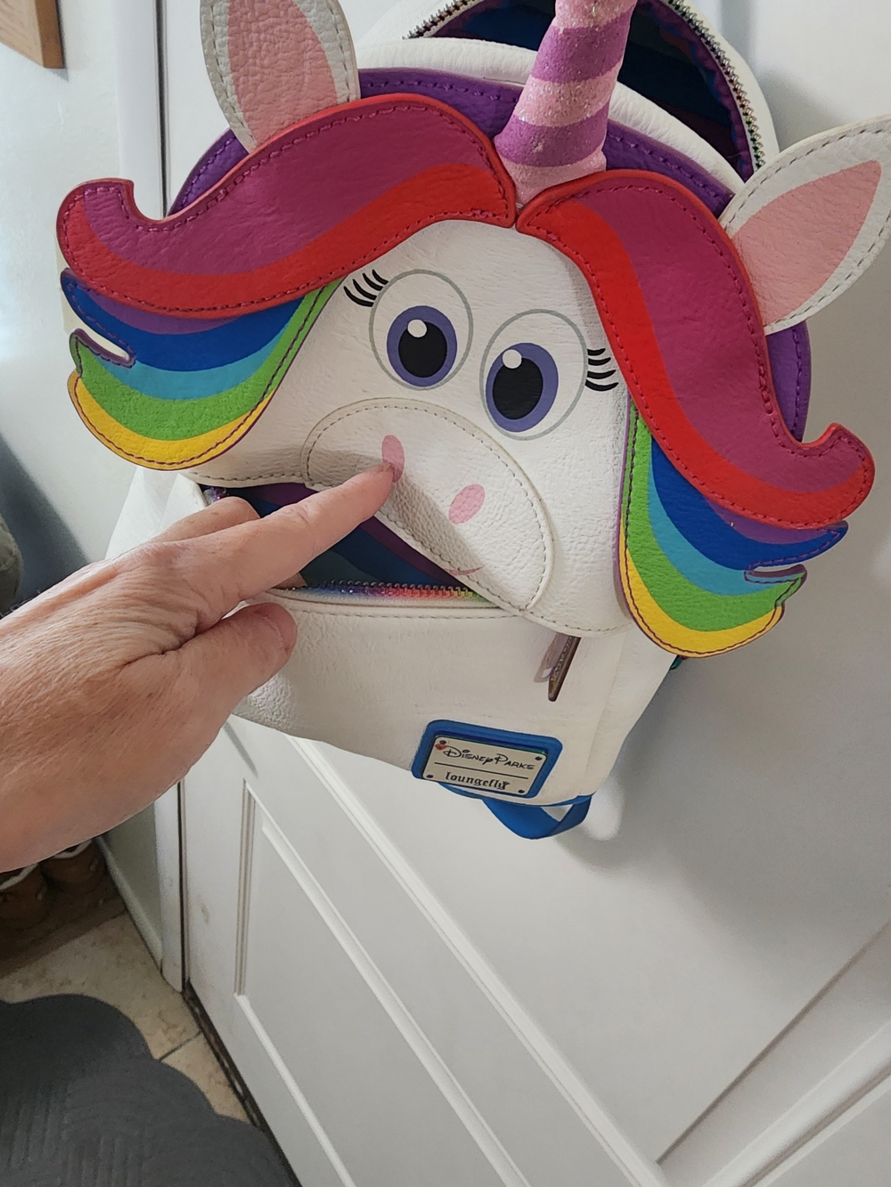 Disney Parks Loungefly Unicorn Rainbow Mini Backpack Park Exclusive - Picture 5 of 11